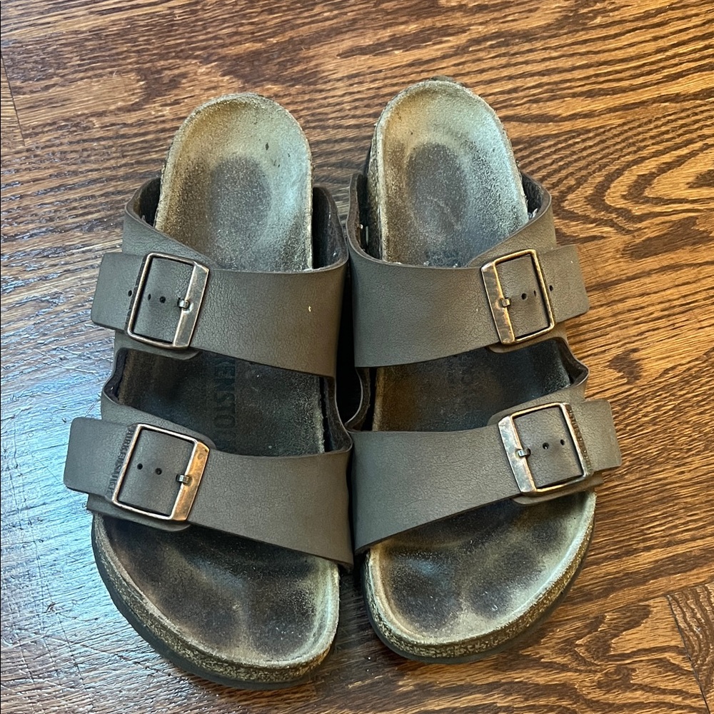 Birkenstock Taupe Double Strap Sandals